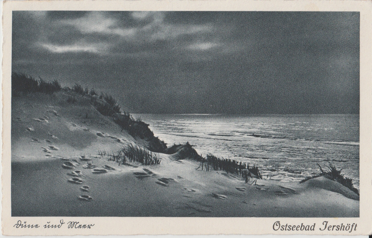 Alte Postkarte aus Pobierowo