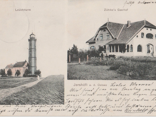Alte Postkarte — Strand