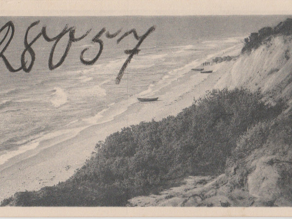 Alte Postkarte — Pension